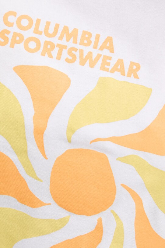 Columbia tricou Sun Trek 2120133 alb