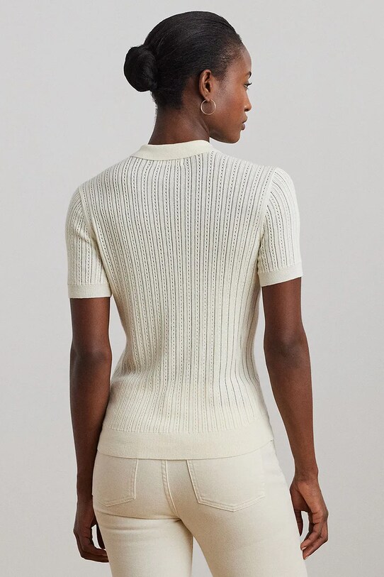 Lauren Ralph Lauren polo 200963653 beżowy SS25
