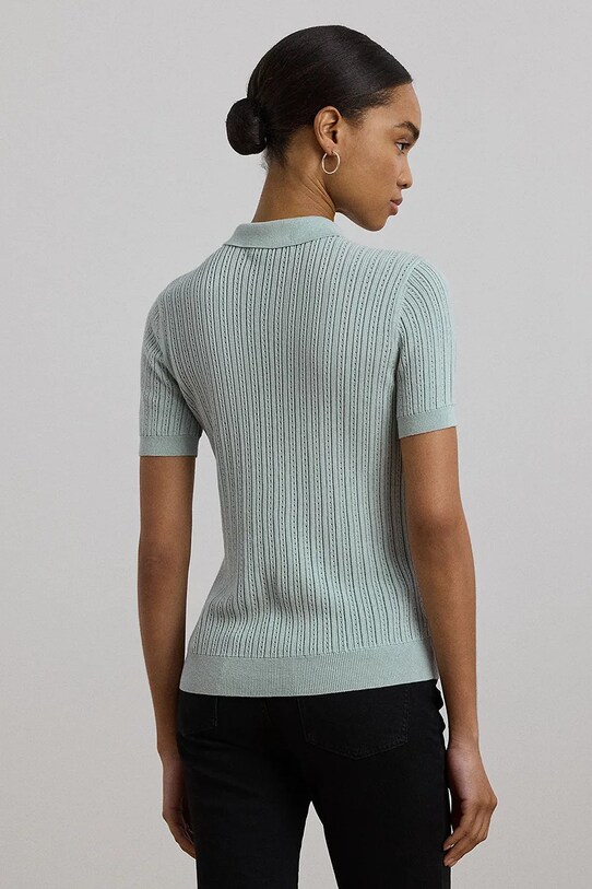 Polo tričko Lauren Ralph Lauren 200963653 modrá SS25