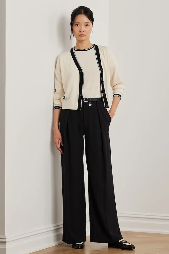 Odzież Lauren Ralph Lauren t-shirt bawełniany 200963659 beżowy