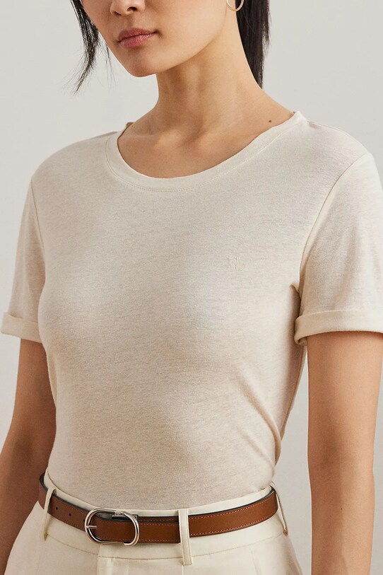 Lauren Ralph Lauren tricou de in bej 200963871