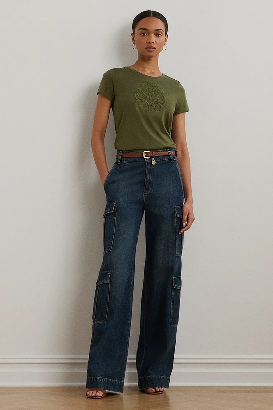 Oblečenie Tričko Lauren Ralph Lauren 200963905 zelená