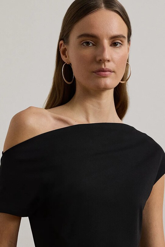 Тениска Lauren Ralph Lauren черен 200963913