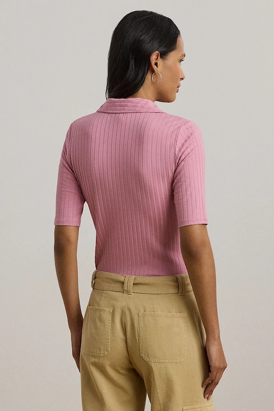 Lauren Ralph Lauren tricou 200963914 roz SS25