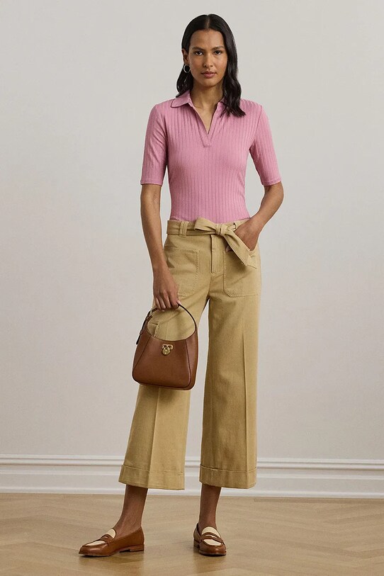 Одяг Футболка Lauren Ralph Lauren 200963914 рожевий