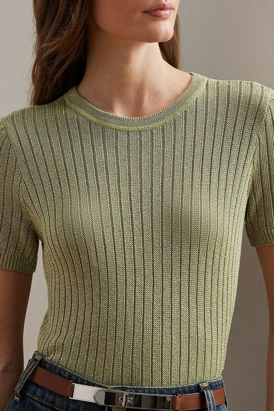 Μπλουζάκι Lauren Ralph Lauren πράσινο 200968927