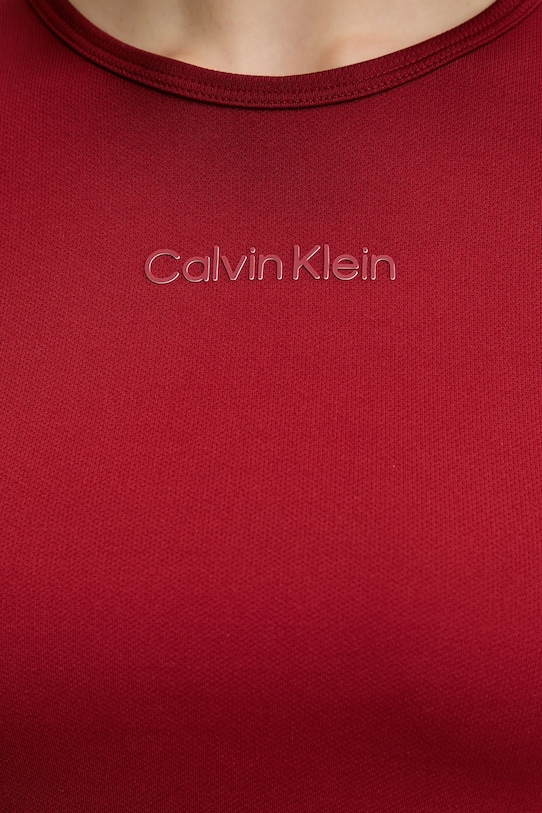 Calvin Klein Performance tricou de antrenament LVGWS4K238 burgundia
