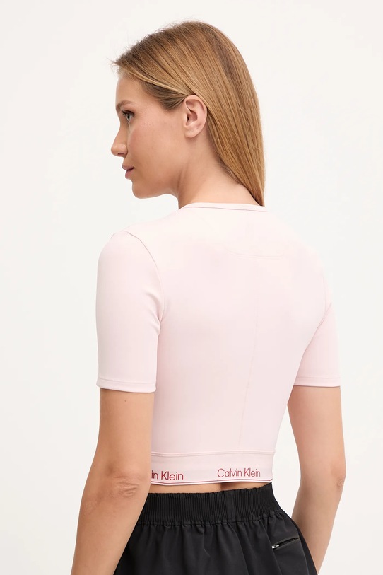 Ρούχα Μπλουζάκι προπόνησης Calvin Klein Performance LVGWS5K144 ροζ