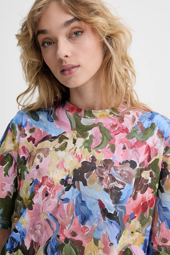 Bavlněné tričko Stine Goya vícebarevná SG.SS25.T009.2243