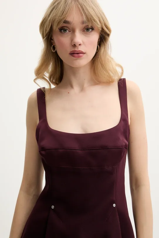 Stine Goya top bordowy SG.SS25.T052.2330