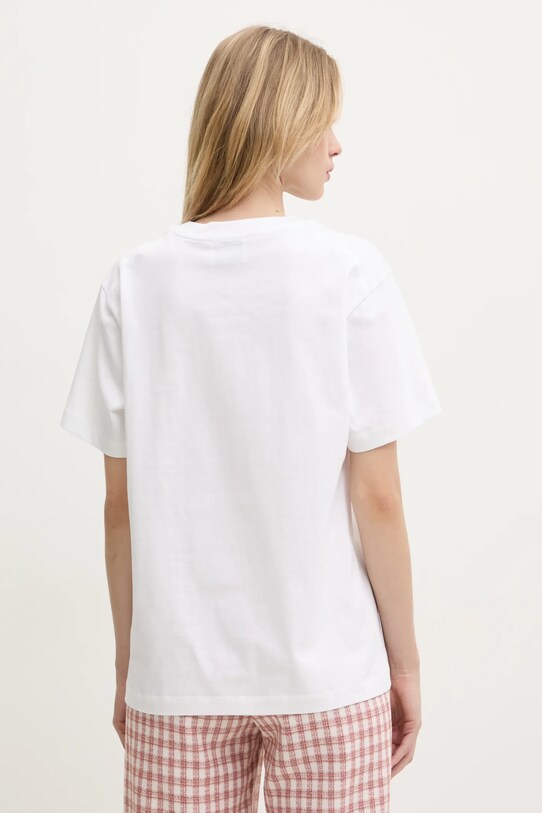 Odzież Moschino Jeans t-shirt bawełniany 0707.3229 biały