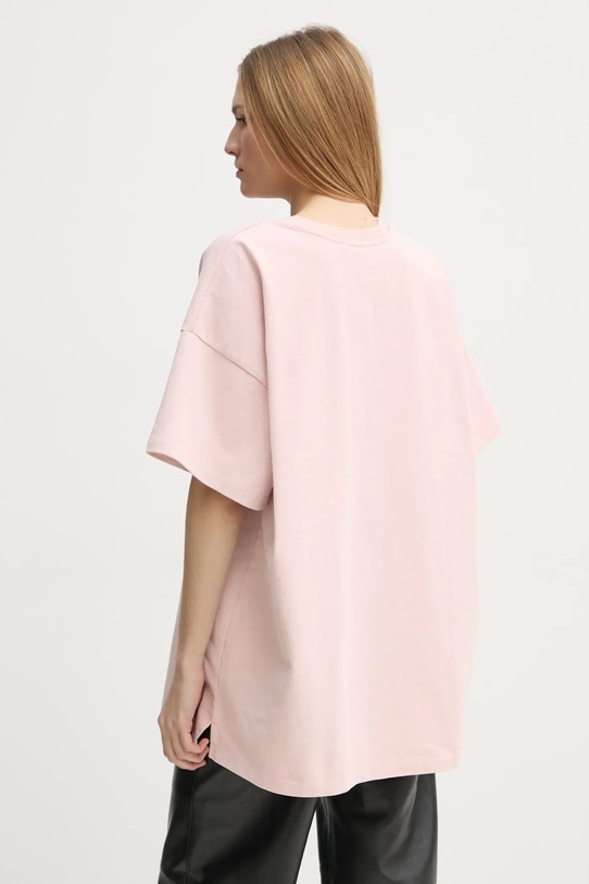 Ρούχα Βαμβακερό μπλουζάκι Gestuz 10909709 ροζ