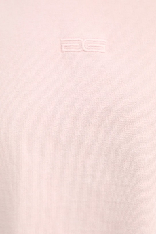 Βαμβακερό μπλουζάκι Gestuz 10909709 ροζ