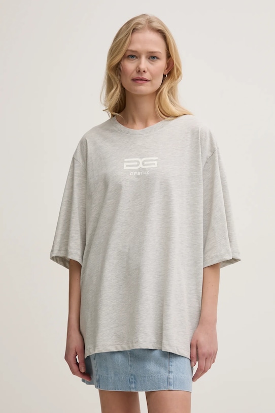 Gestuz tricou melanj gri 10909848