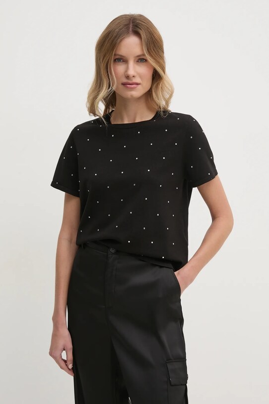 Dkny bluzka czarny DJ4R0437