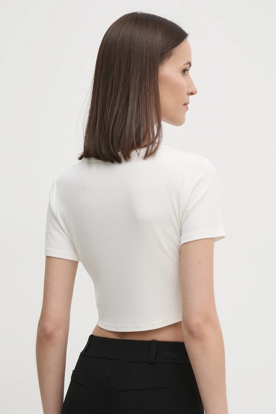 Îmbrăcăminte Dkny tricou DP5T9982 bej