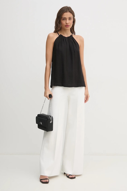 Majica Dkny P44A8U52 črna SS25