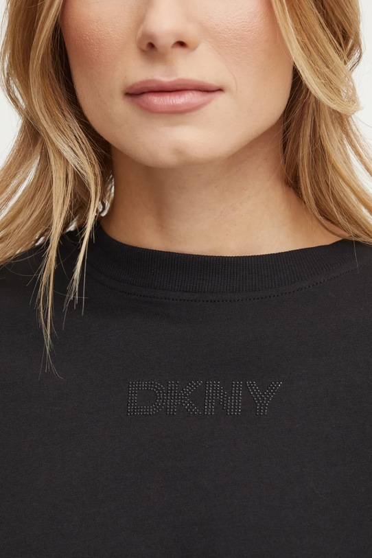 Bavlněné tričko Dkny DP4T1070 černá