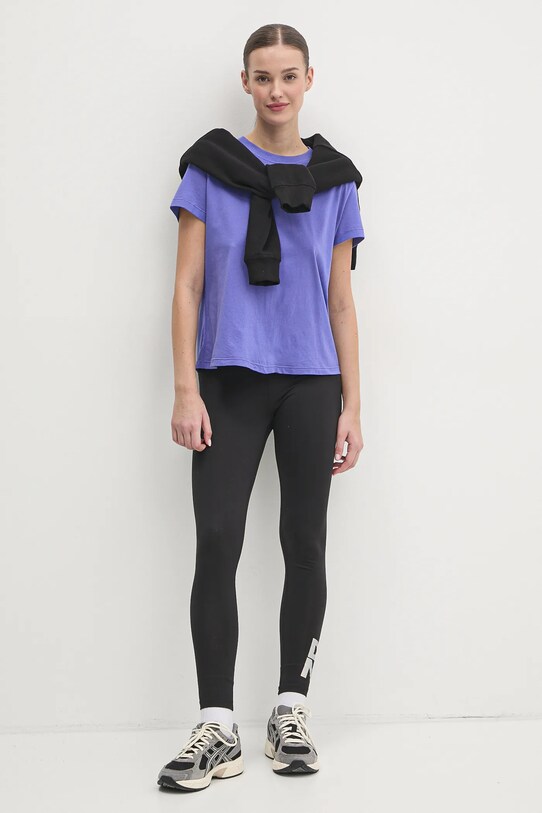 Хлопковая футболка Dkny DP5T9994 фиолетовой SS25