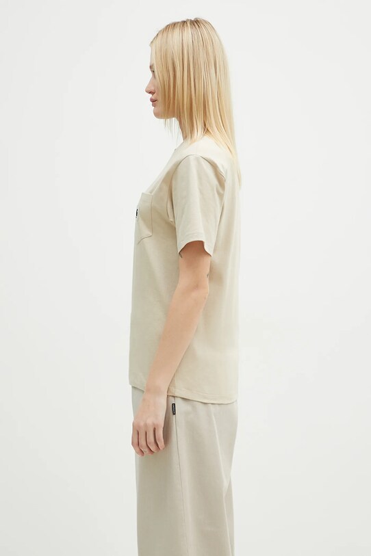 Carhartt WIP tricou din bumbac Pocket I032215.2LPXX bej SS25