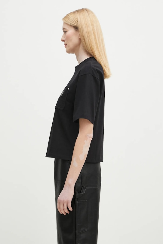 Carhartt WIP t-shirt bawełniany Eldon I034376.89XX czarny SS25