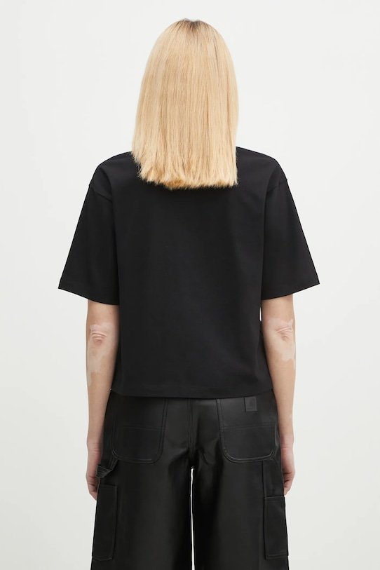 Odzież Carhartt WIP t-shirt bawełniany Eldon I034376.89XX czarny