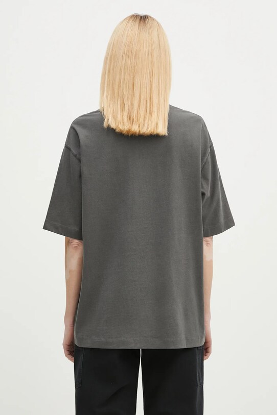 Oblečenie Bavlnené tričko Carhartt WIP Lumo I034377.89GD sivá