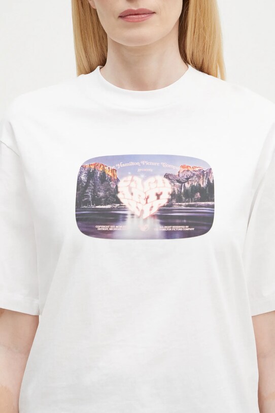 Carhartt WIP t-shirt in cotone Greatest Flicks bianco I034398.02XX