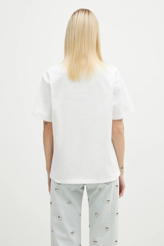 Îmbrăcăminte Carhartt WIP tricou din bumbac Rivet Script I034406.0YFXX alb