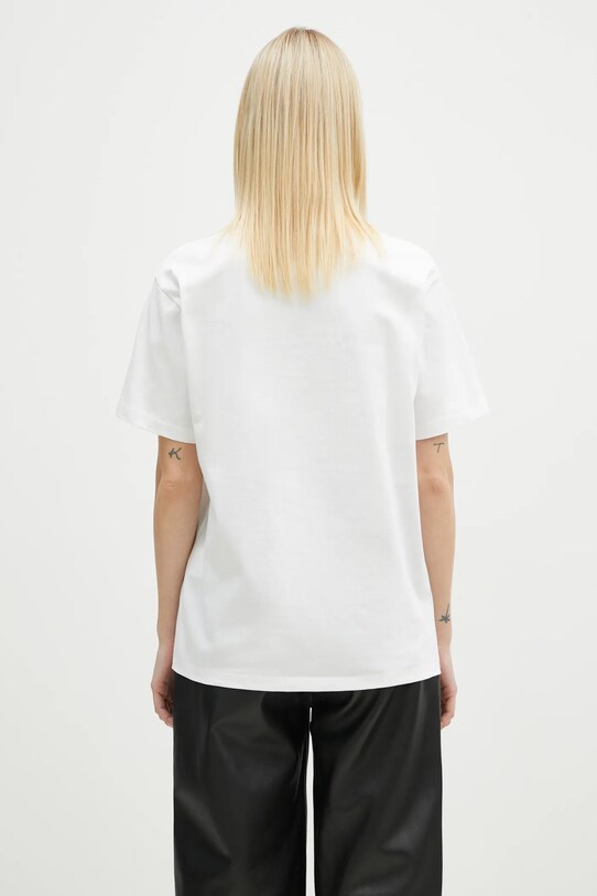 Odzież Carhartt WIP t-shirt bawełniany Pudding I034435.02XX biały