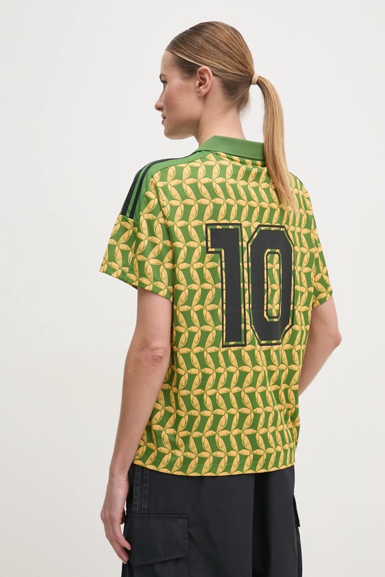 Îmbrăcăminte adidas tricou polo x Farm Rio JD6302 verde