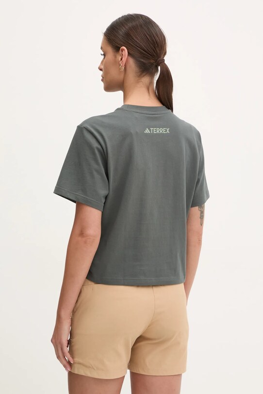 Odzież adidas TERREX t-shirt Wild JI9156 szary