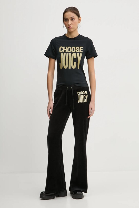 Футболка Juicy Couture JCGCT125012 чёрный SS25