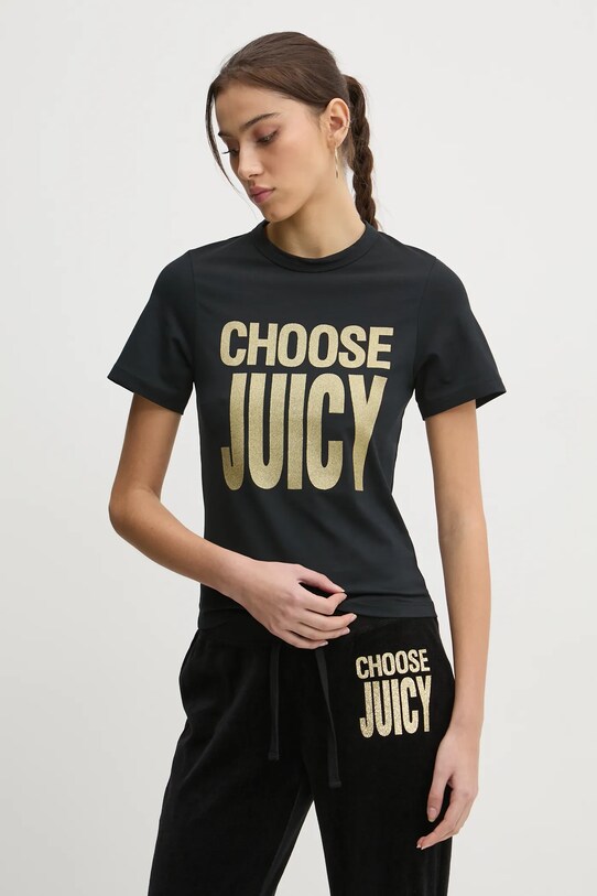 Футболка Juicy Couture чёрный JCGCT125012