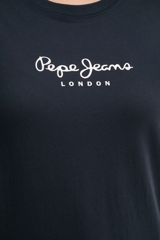 Pepe Jeans pamut póló MACY PL506012 sötétkék