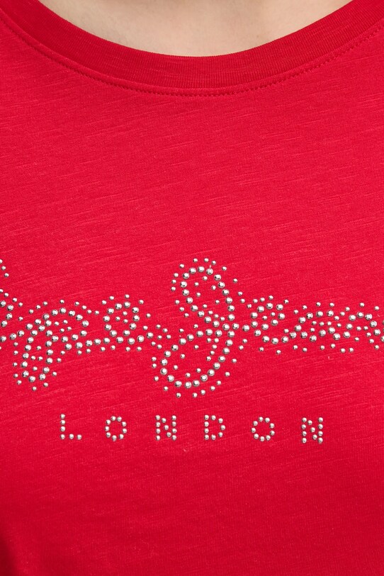 Pepe Jeans t-shirt in cotone RYLEIGH PL506014 rosso