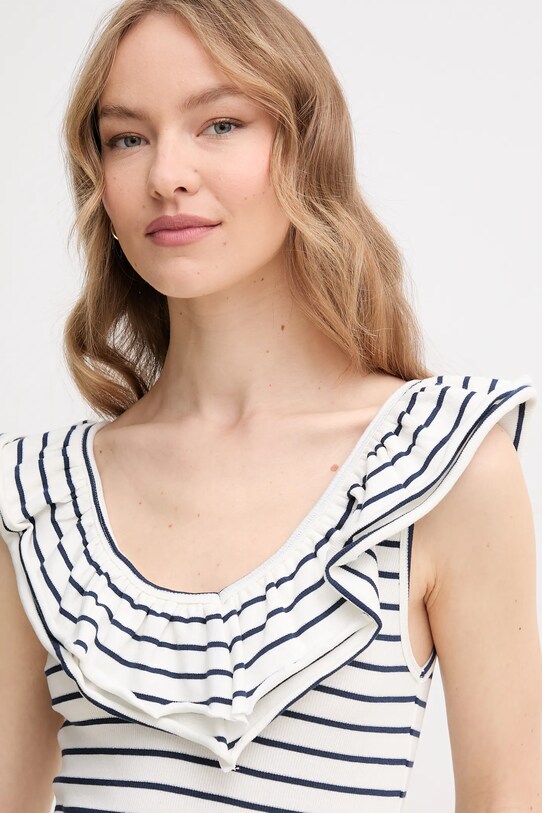 Pepe Jeans top VALERY alb PL506017
