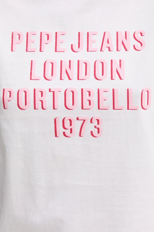 Pepe Jeans t-shirt in cotone RUBY PL506027 bianco