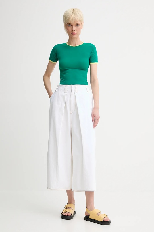 Tričko Sunnei PRTWWJER009 tyrkysová SS25