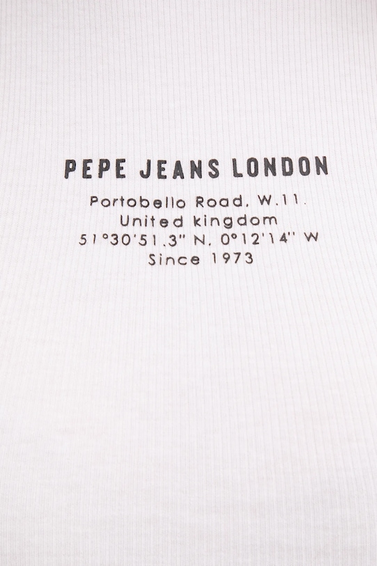 Top Pepe Jeans VIV PL506032 bílá