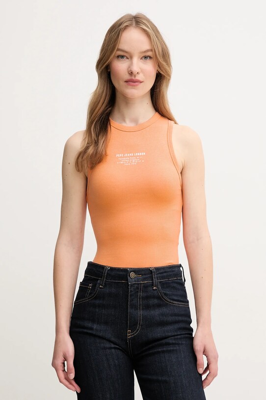 Топ Pepe Jeans VIV slim помаранчевий PL506032