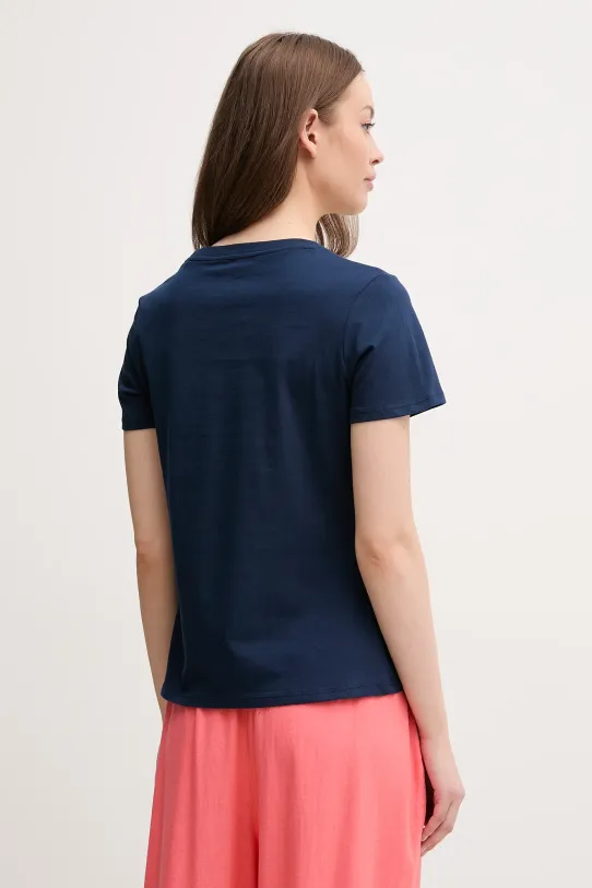 Îmbrăcăminte Pepe Jeans tricou din bumbac ROSALIND PL506034 bleumarin