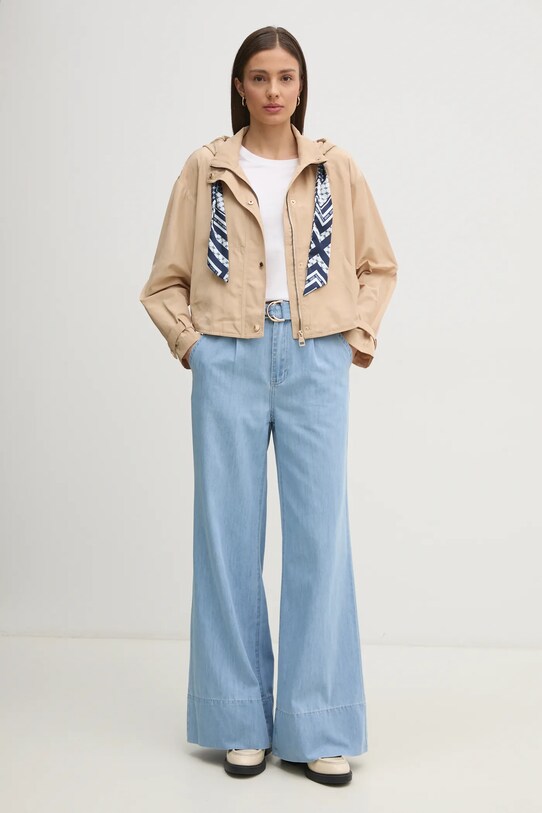 Хлопковая футболка Pepe Jeans ROSEY PL506070 белый SS25