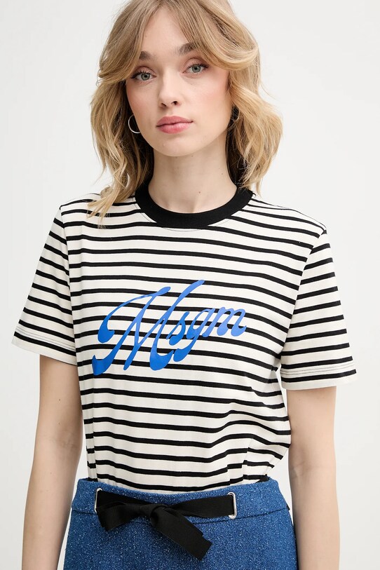 MSGM tricou din bumbac negru 3842MDM111.257322