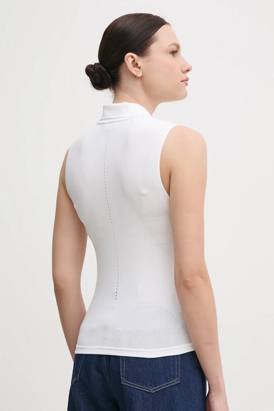 Ρούχα Top Lacoste PF0614 λευκό