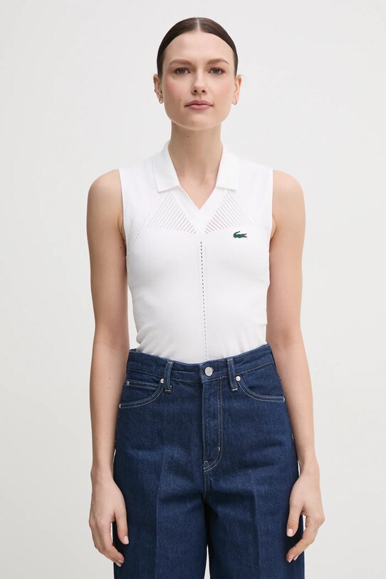 Top Lacoste λευκό PF0614