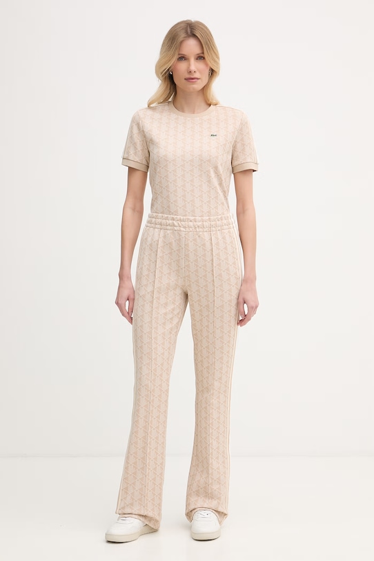 Lacoste kratka majica ženska TF3244 bež SS26