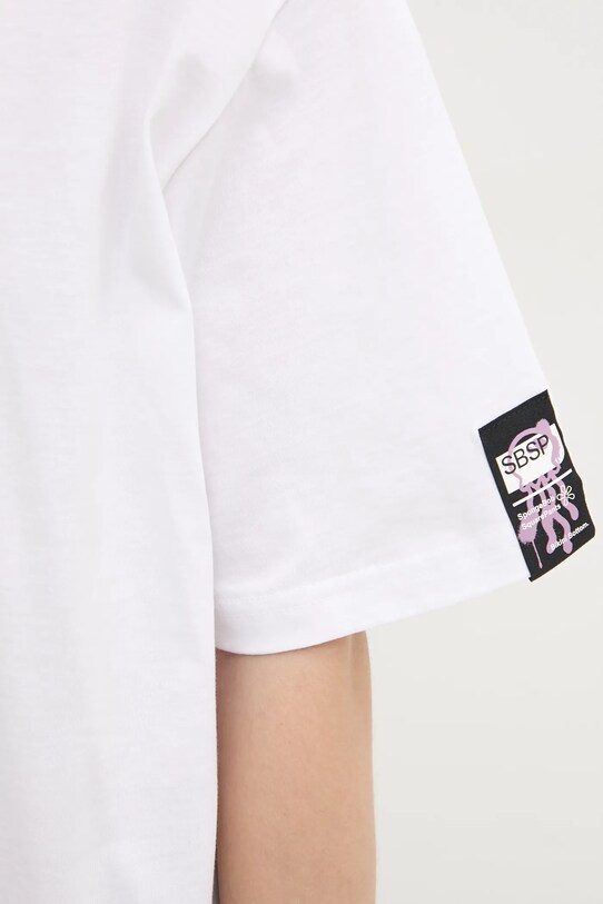 Iceberg tricou din bumbac F51A.6325 alb