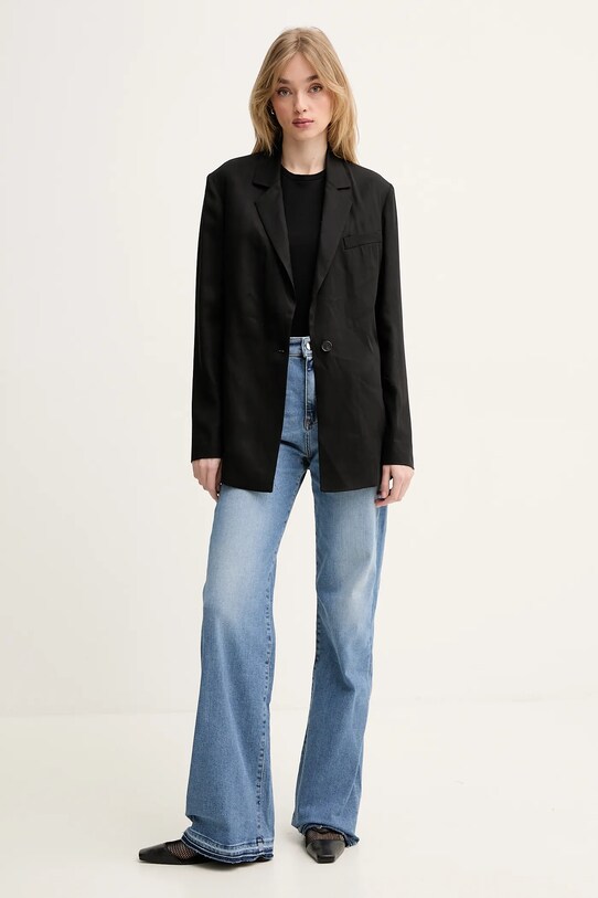Iceberg tricou din bumbac F091.6318 negru SS25