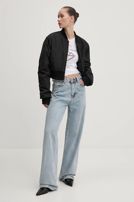 Iceberg top T111.6302 alb SS25